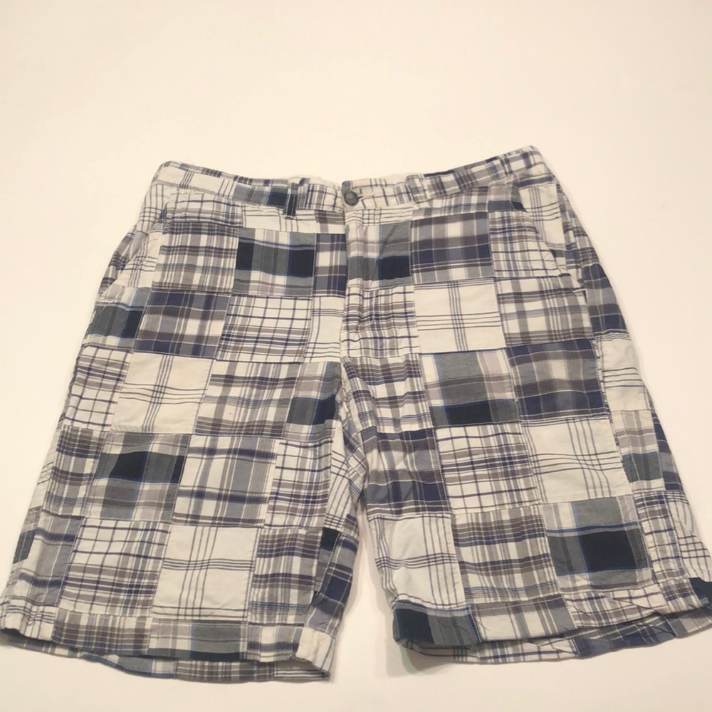 Tommy Hilfiger Madras/Plaid Shorts 34